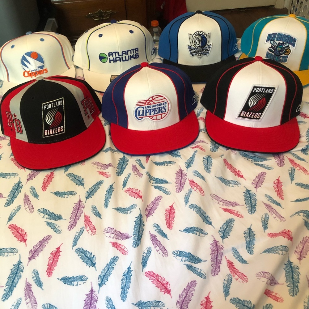 Reebok fitted basketball hats